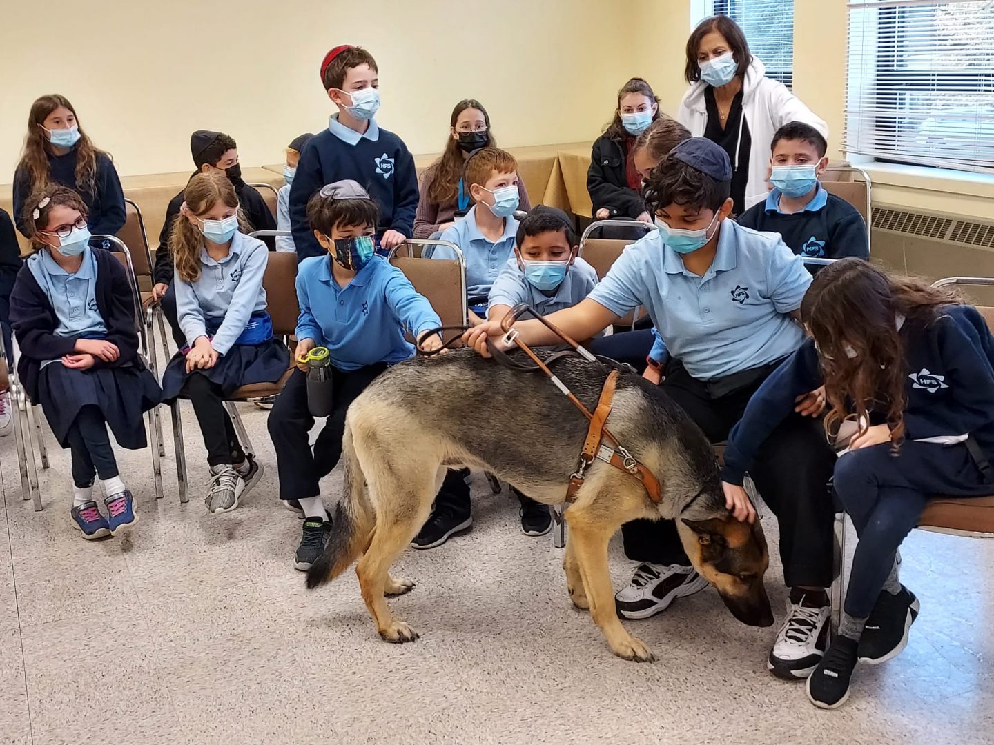 Israel Guide Dog school visit.